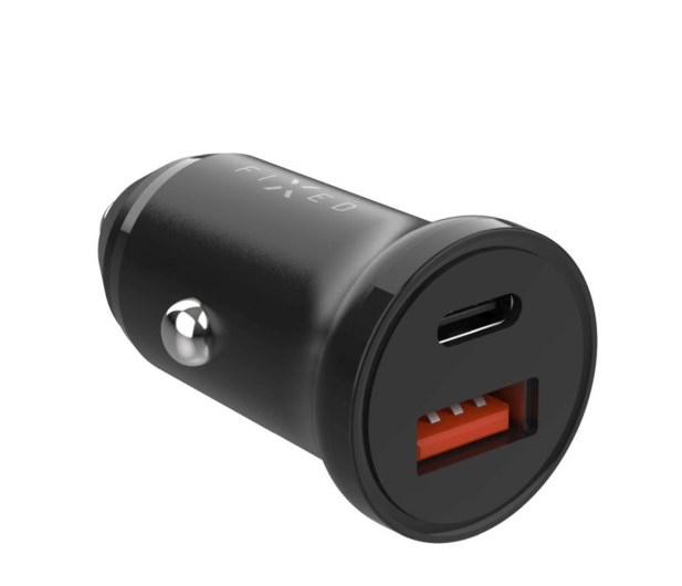 FIXED Ładowarka Samochodowa USB-C/USB Car Charger 20W czarny FIXCC20N-CU-BK - 1249155 - zdjęcie